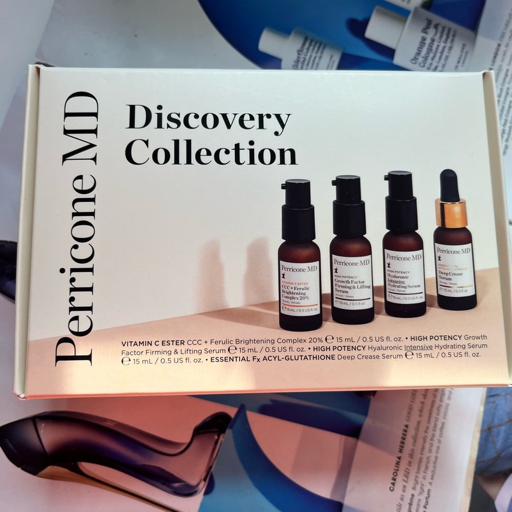 New in Box Perricone MD Discovery Collection 15 ml x4 (travel size)